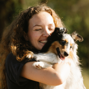 cachorro feliz