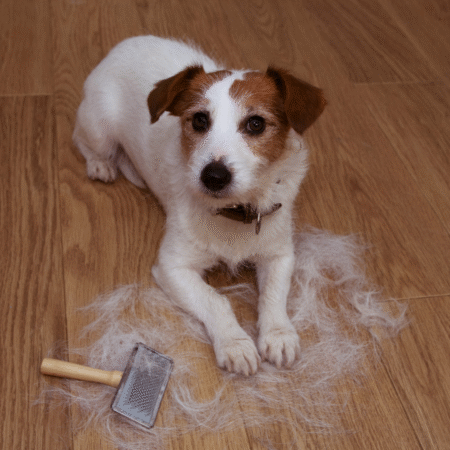 Cachorro soltando pelo, por que isso está  acontecendo? Como reduzir essa queda excessiva?